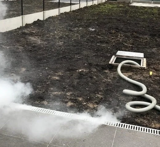 Avoer terras tijdens rooktest